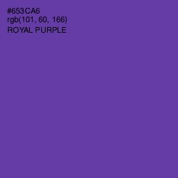 #653CA6 - Royal Purple Color Image