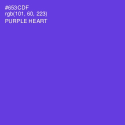 #653CDF - Purple Heart Color Image