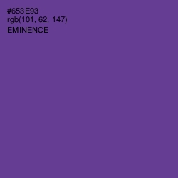 #653E93 - Eminence Color Image