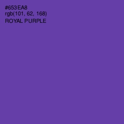 #653EA8 - Royal Purple Color Image