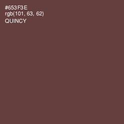 #653F3E - Quincy Color Image