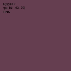 #653F4F - Finn Color Image