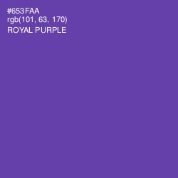 #653FAA - Royal Purple Color Image