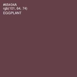 #65404A - Eggplant Color Image