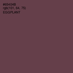 #65404B - Eggplant Color Image