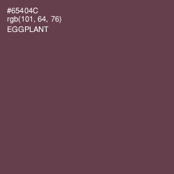 #65404C - Eggplant Color Image