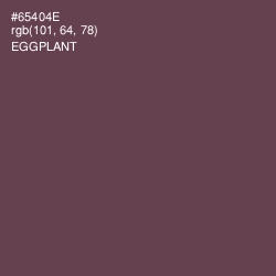 #65404E - Eggplant Color Image