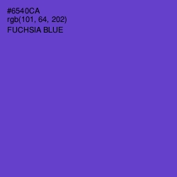 #6540CA - Fuchsia Blue Color Image