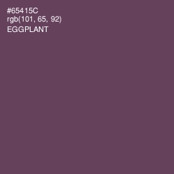 #65415C - Eggplant Color Image