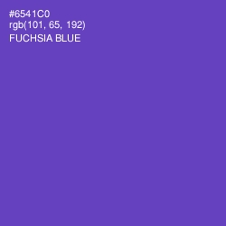 #6541C0 - Fuchsia Blue Color Image