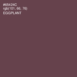 #65424C - Eggplant Color Image