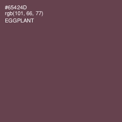 #65424D - Eggplant Color Image
