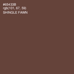 #65433B - Shingle Fawn Color Image