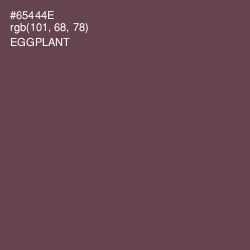 #65444E - Eggplant Color Image