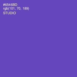 #6546BD - Studio Color Image