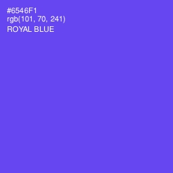 #6546F1 - Royal Blue Color Image