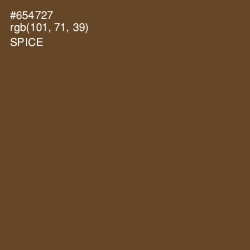 #654727 - Spice Color Image