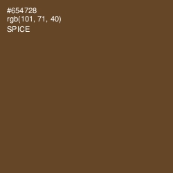 #654728 - Spice Color Image