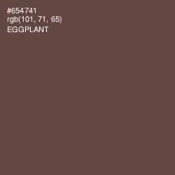 #654741 - Eggplant Color Image