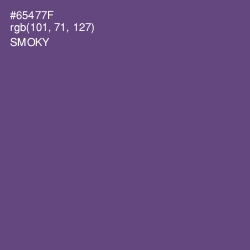 #65477F - Smoky Color Image