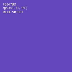 #6547BD - Blue Violet Color Image