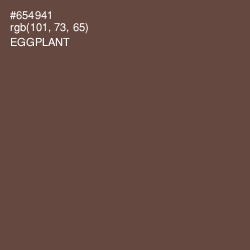 #654941 - Eggplant Color Image