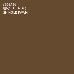 #654A30 - Shingle Fawn Color Image