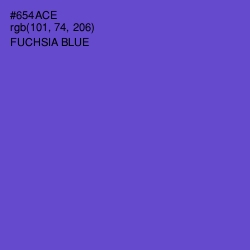 #654ACE - Fuchsia Blue Color Image