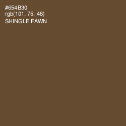 #654B30 - Shingle Fawn Color Image