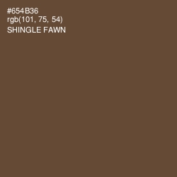 #654B36 - Shingle Fawn Color Image
