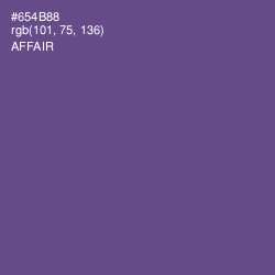 #654B88 - Affair Color Image