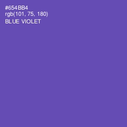 #654BB4 - Blue Violet Color Image