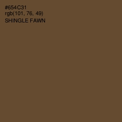 #654C31 - Shingle Fawn Color Image