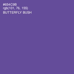 #654C9B - Butterfly Bush Color Image