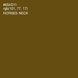 #654D11 - Horses Neck Color Image