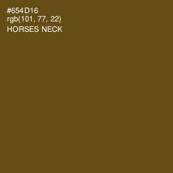 #654D16 - Horses Neck Color Image