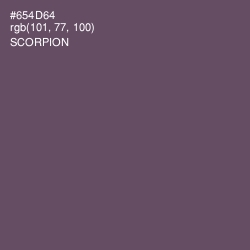 #654D64 - Scorpion Color Image