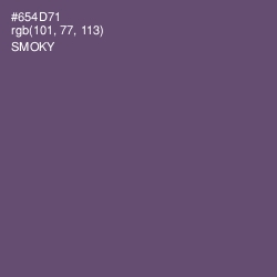 #654D71 - Smoky Color Image