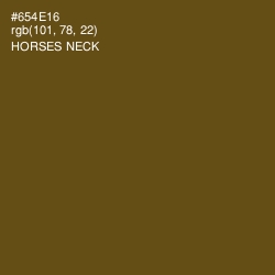 #654E16 - Horses Neck Color Image