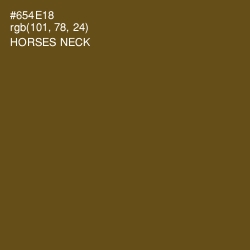 #654E18 - Horses Neck Color Image