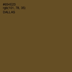 #654E23 - Dallas Color Image