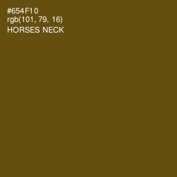 #654F10 - Horses Neck Color Image