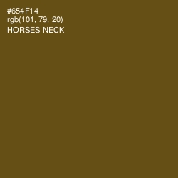 #654F14 - Horses Neck Color Image