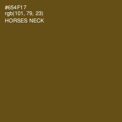 #654F17 - Horses Neck Color Image