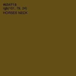 #654F18 - Horses Neck Color Image