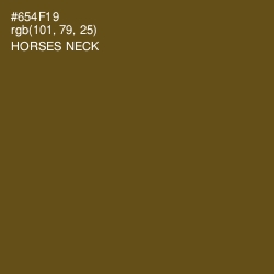 #654F19 - Horses Neck Color Image