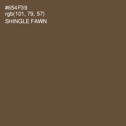 #654F39 - Shingle Fawn Color Image