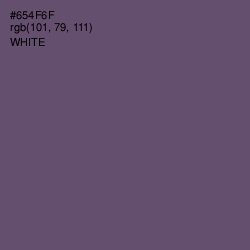 #654F6F - Smoky Color Image