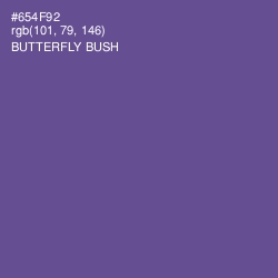 #654F92 - Butterfly Bush Color Image