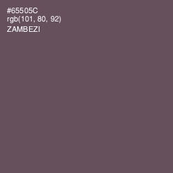 #65505C - Zambezi Color Image